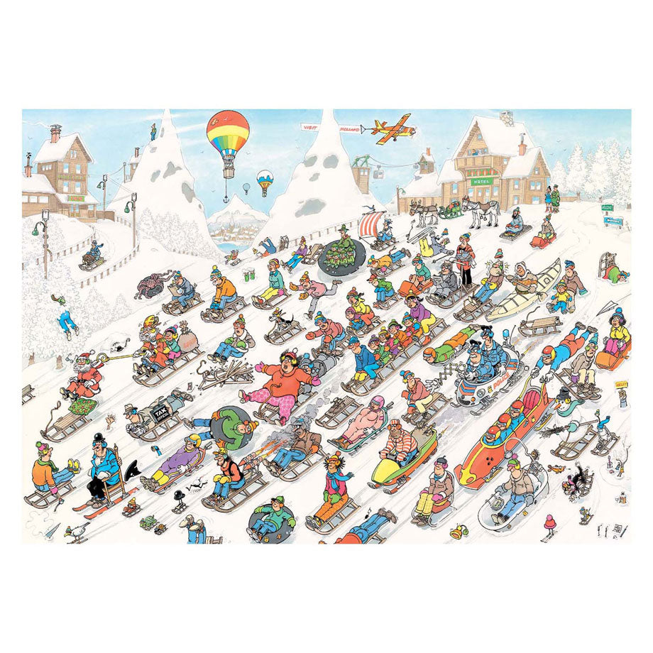 Puzzle Jan van Haasteren - d'en bas !, 1000 pcs.