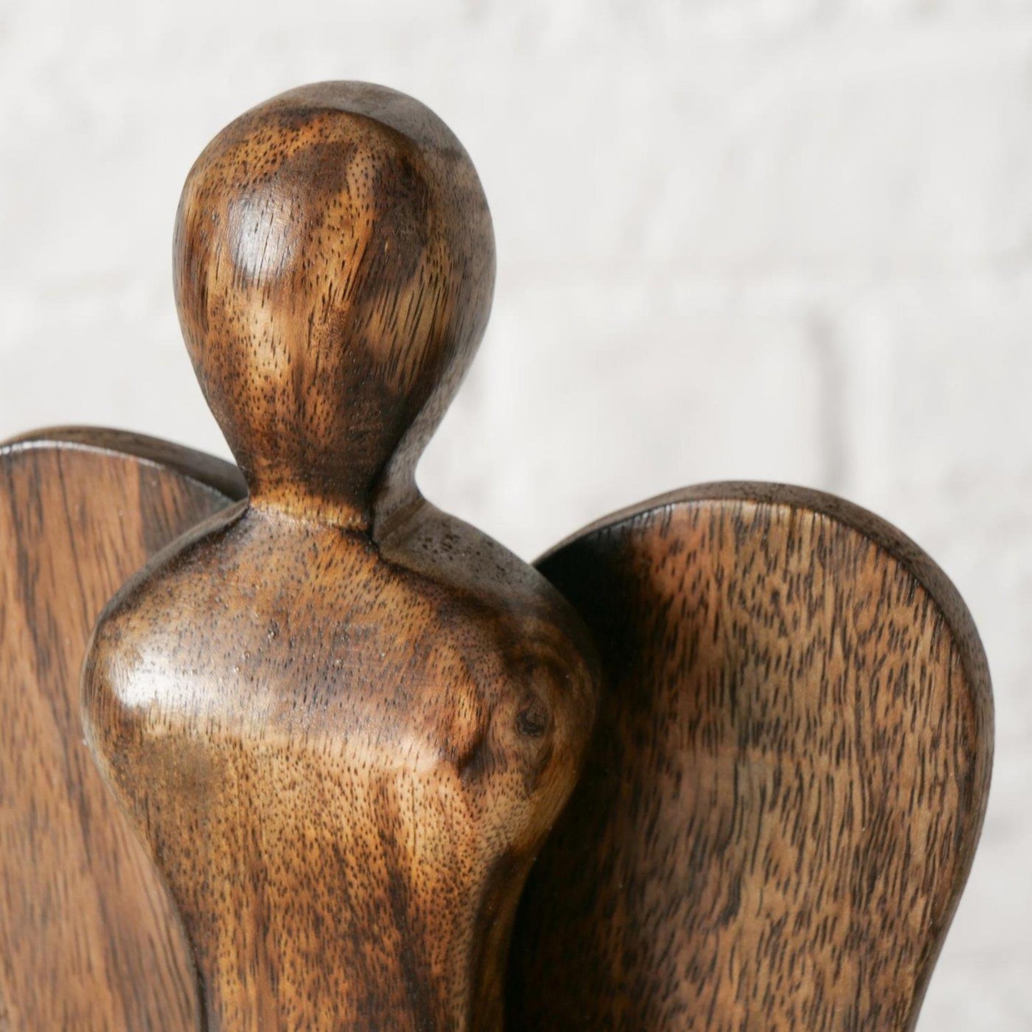 Boltze maison figure ange bois 16x35cm
