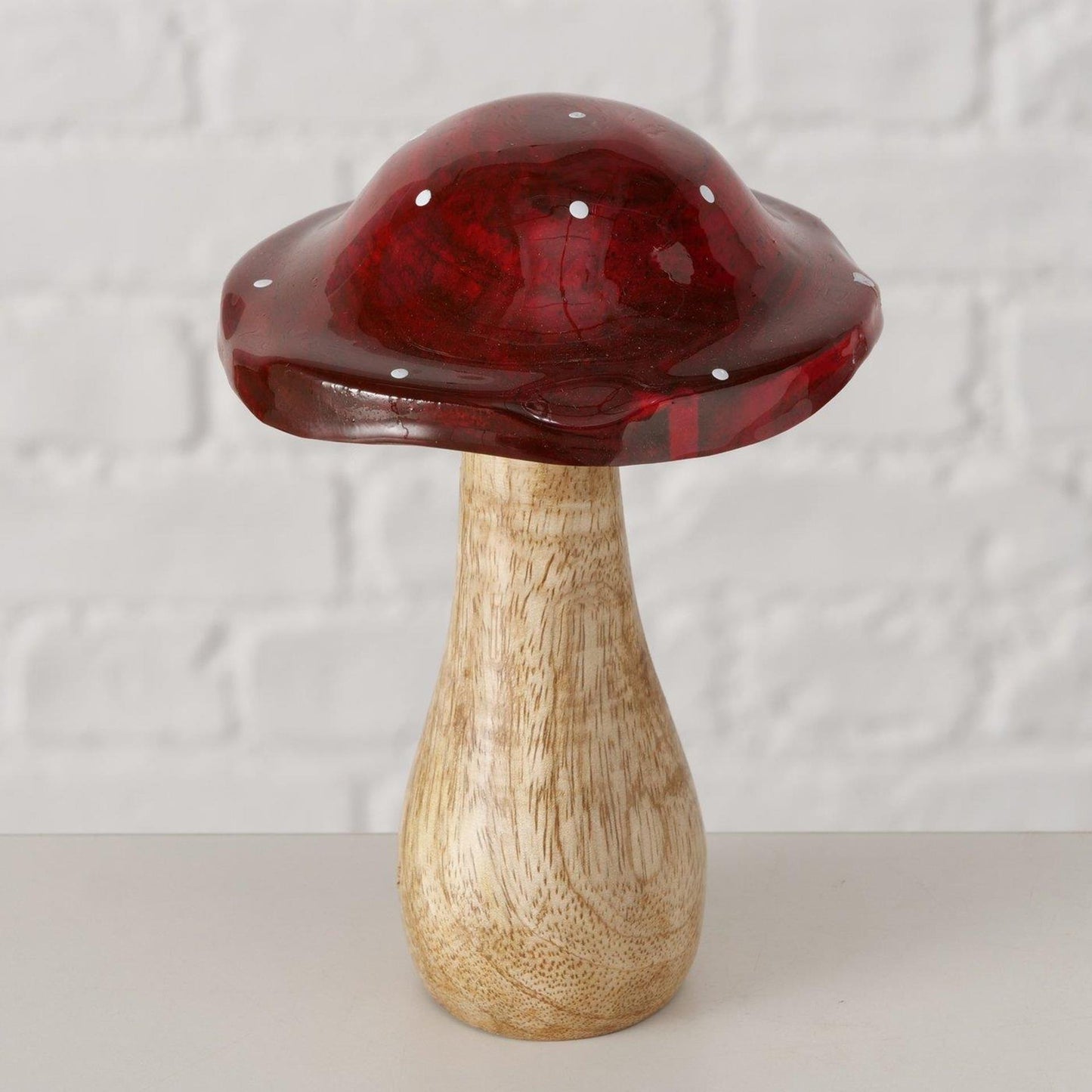 Boltze maison champignon bois 10x14,5cm