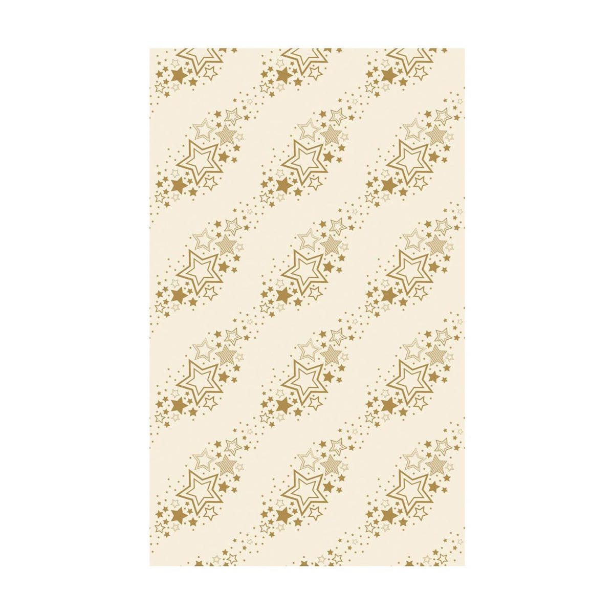 Nappe Duni étoiles de vacances crème 220cm