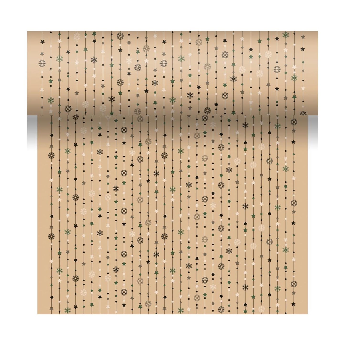 Duni 3-en-1 naturel pour Noël 40x480cm