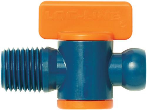 Loc-line 1 4 robinets filetage mâle npt (2 pièces)