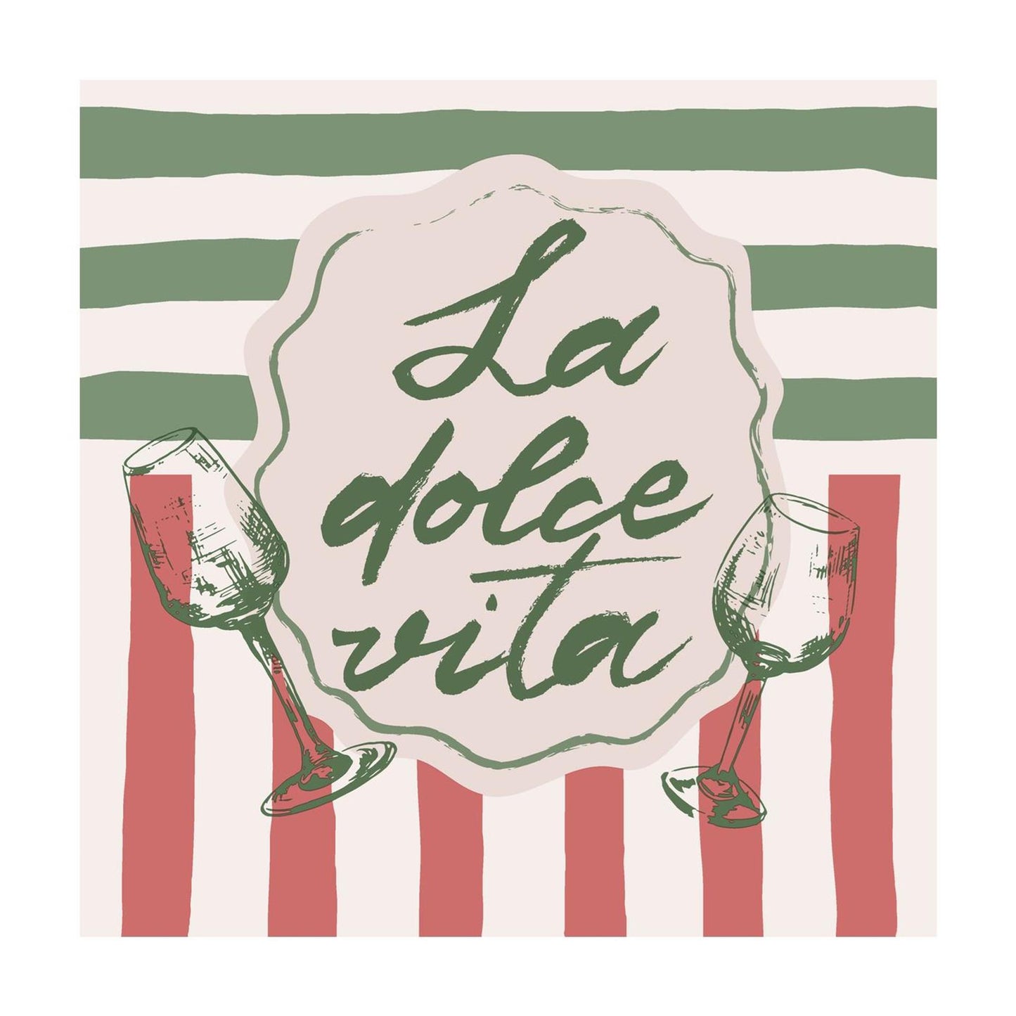 Serviettes Duni la dolce vita 33cm