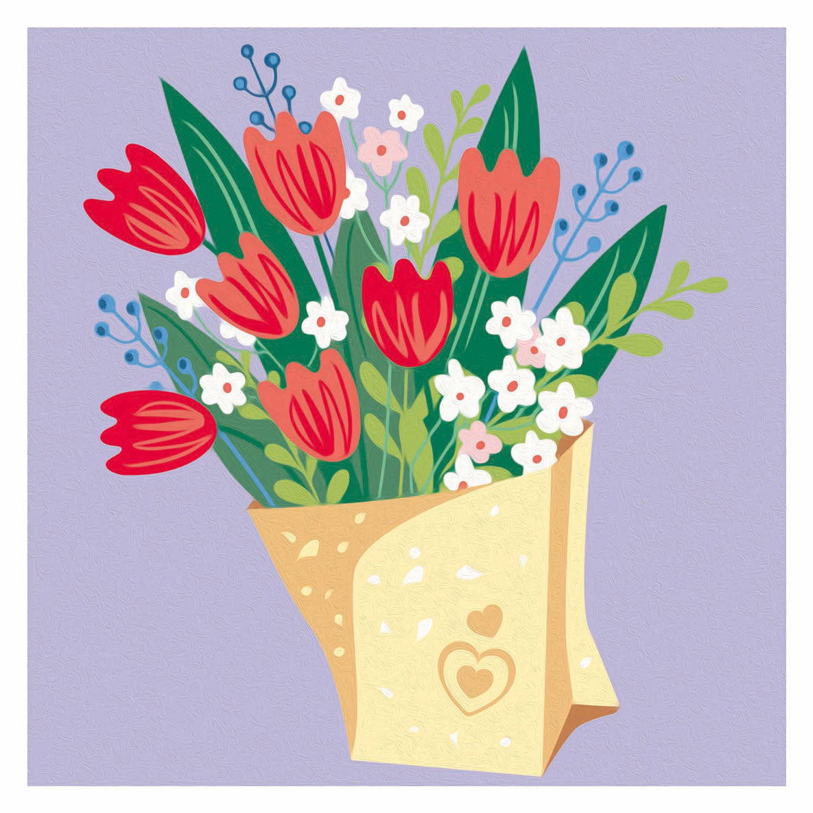 Ravensburger Creart Painting by Number - Tulpen Bouquet