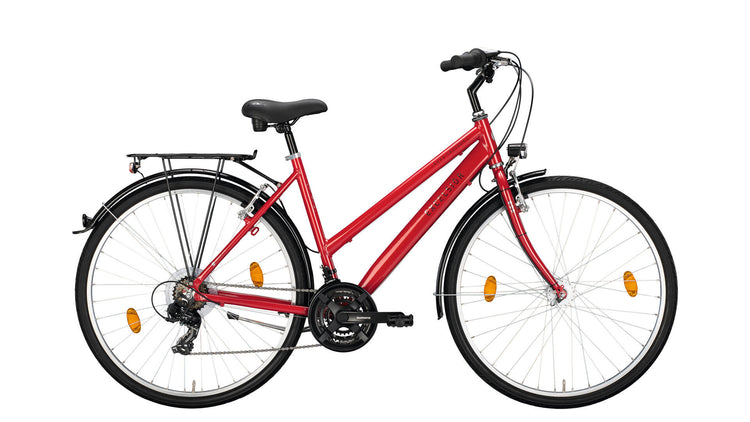 Excelsior Trekking Bike Road Cruiser 21 Alu Nd (# 1) Bike Excels.Road Cruis.21 Alu Nd 28 46 21sp Red