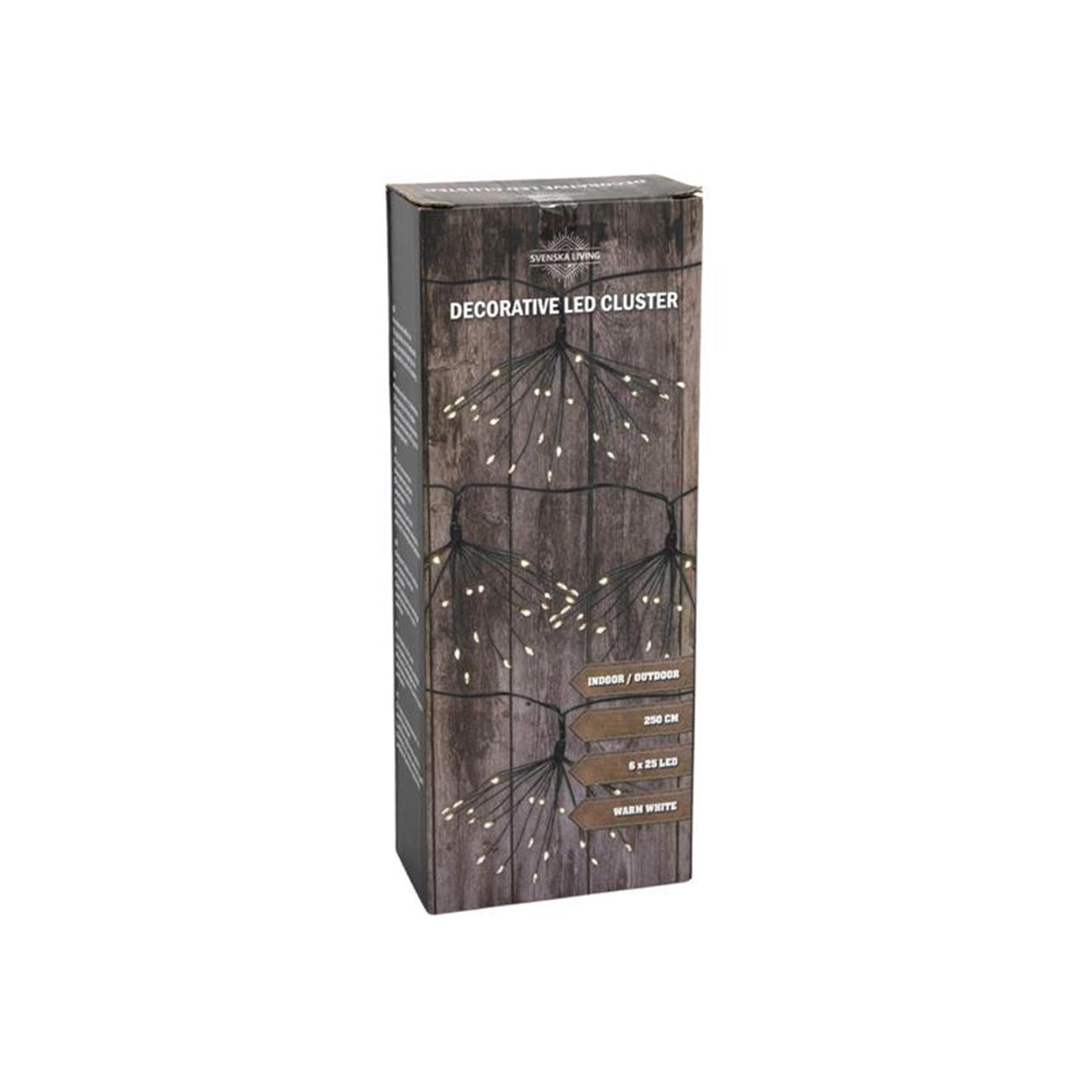 Svenska living déco cluster éclairage 6x25led 2,5m