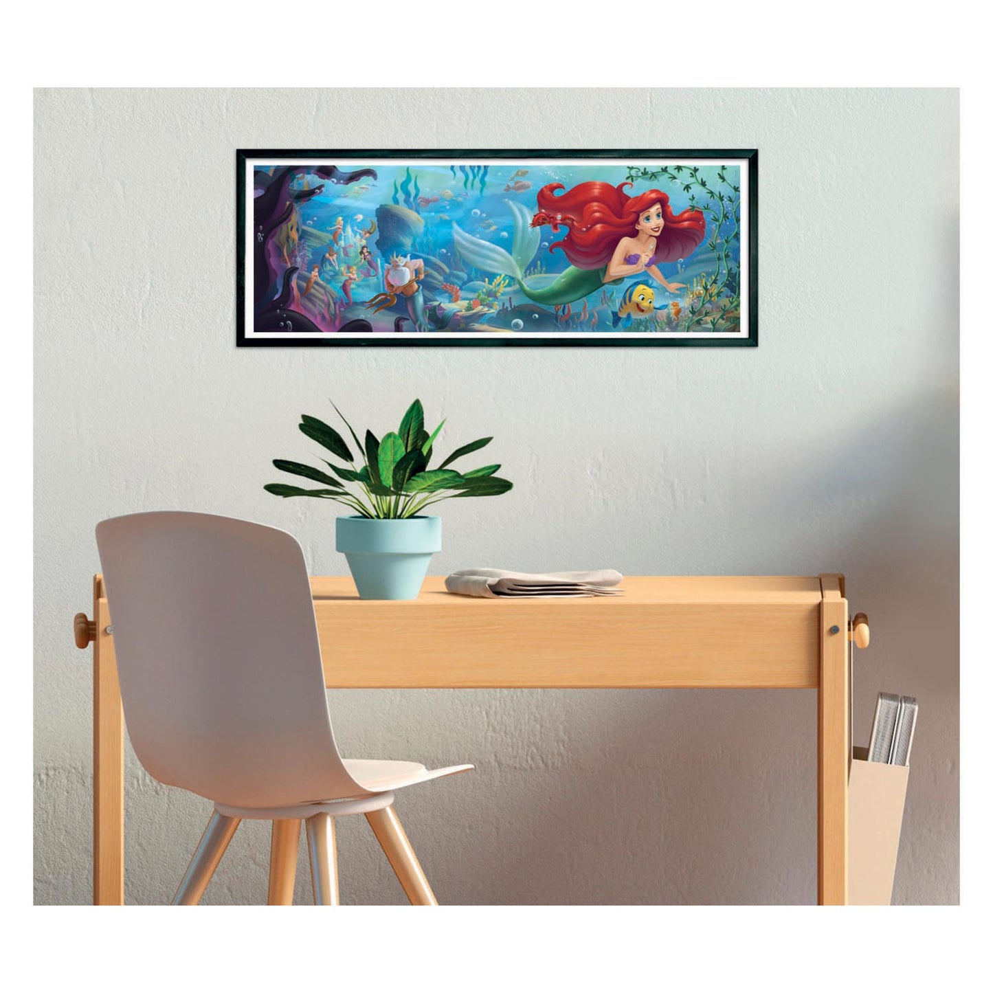 Clementoni Panorama Puzzle Disney Princess, 1000st.