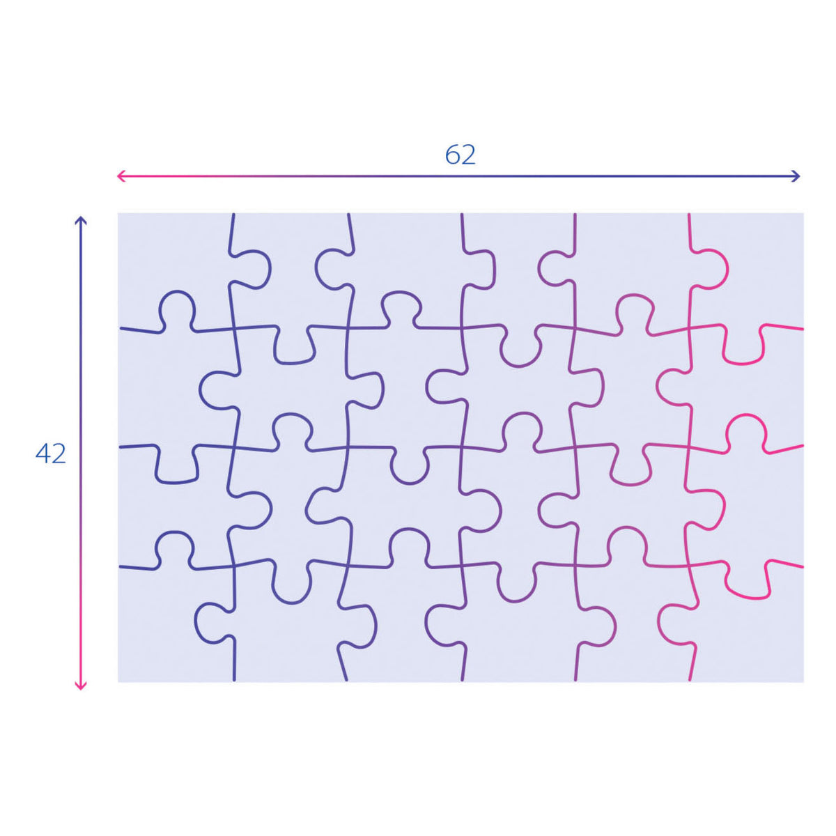 Clementoni Jigsaw Puzzle Super Color - Bluey Bikes, 24st.