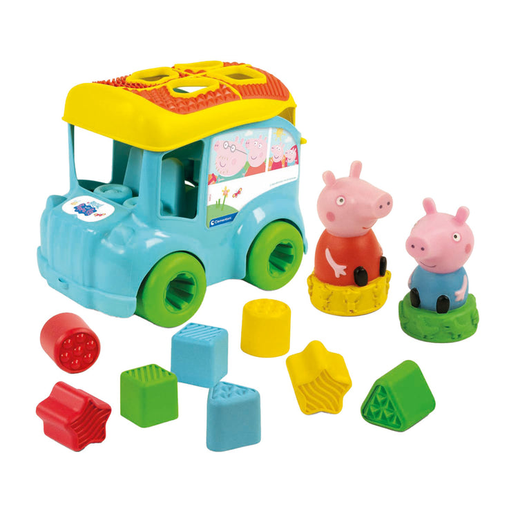 Clementoni Baby - Formez le ragoût de PEPPA Pig Bus, 8dlg.