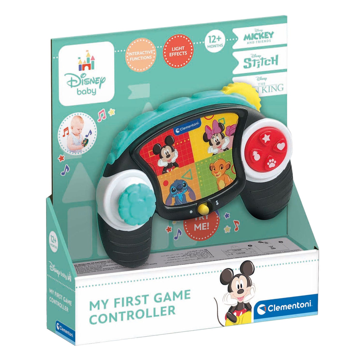 Clementoni Baby Disney mon premier contrôleur de jeu