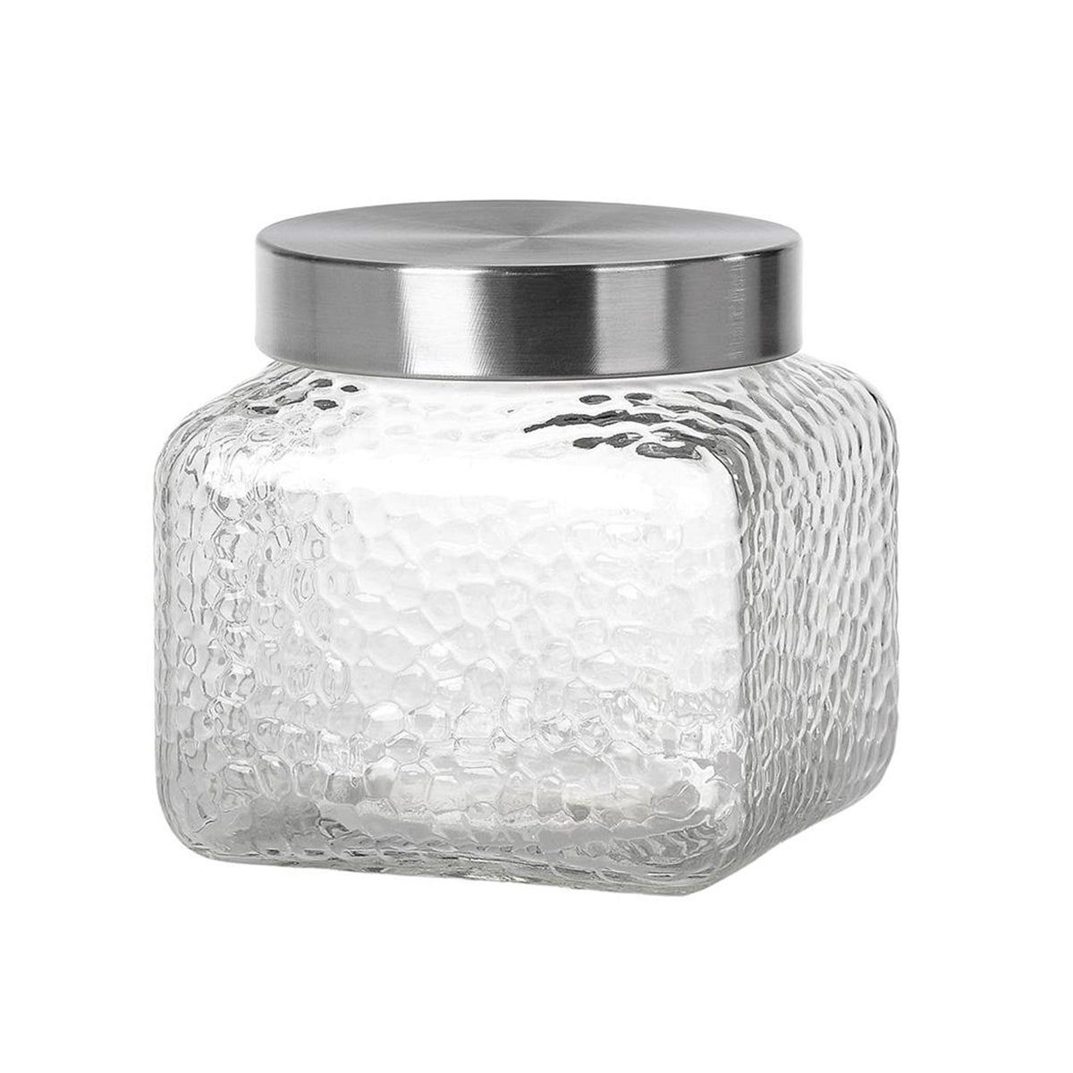 Pot de rangement pour ustensiles de cuisine en verre carré 1350ml