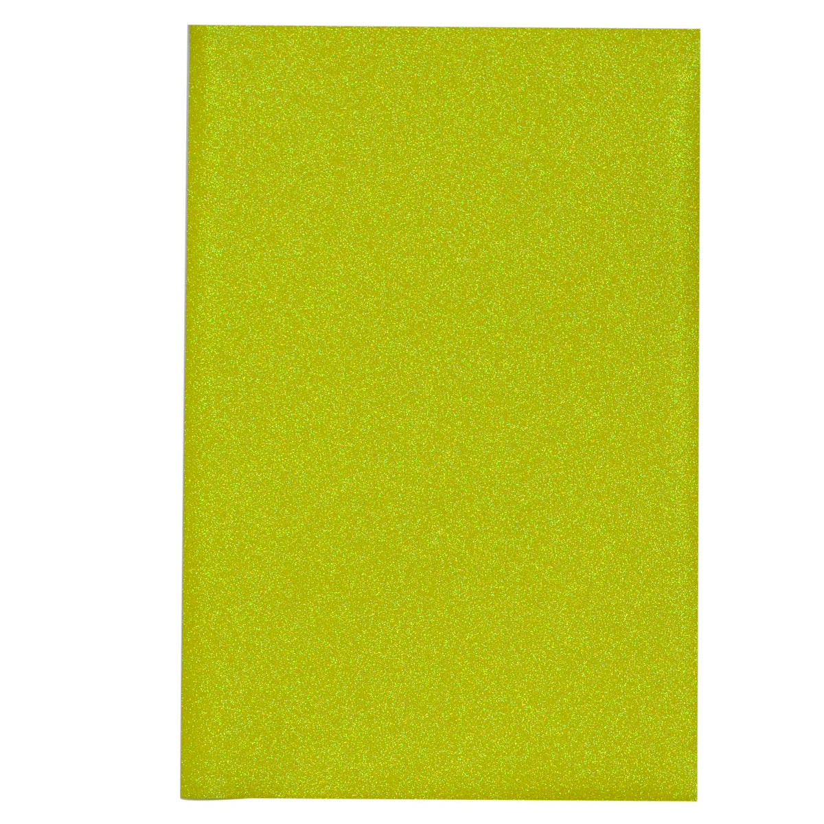 Vaessen creative • paillettes flex a4 jaune fluo