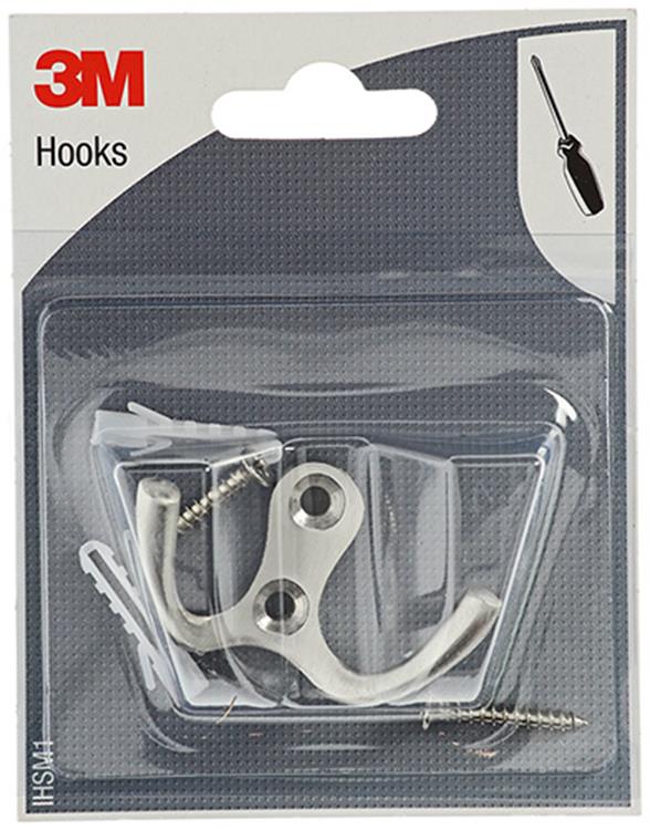 3m 1052422 - crochet métallique avec | 1 pièce