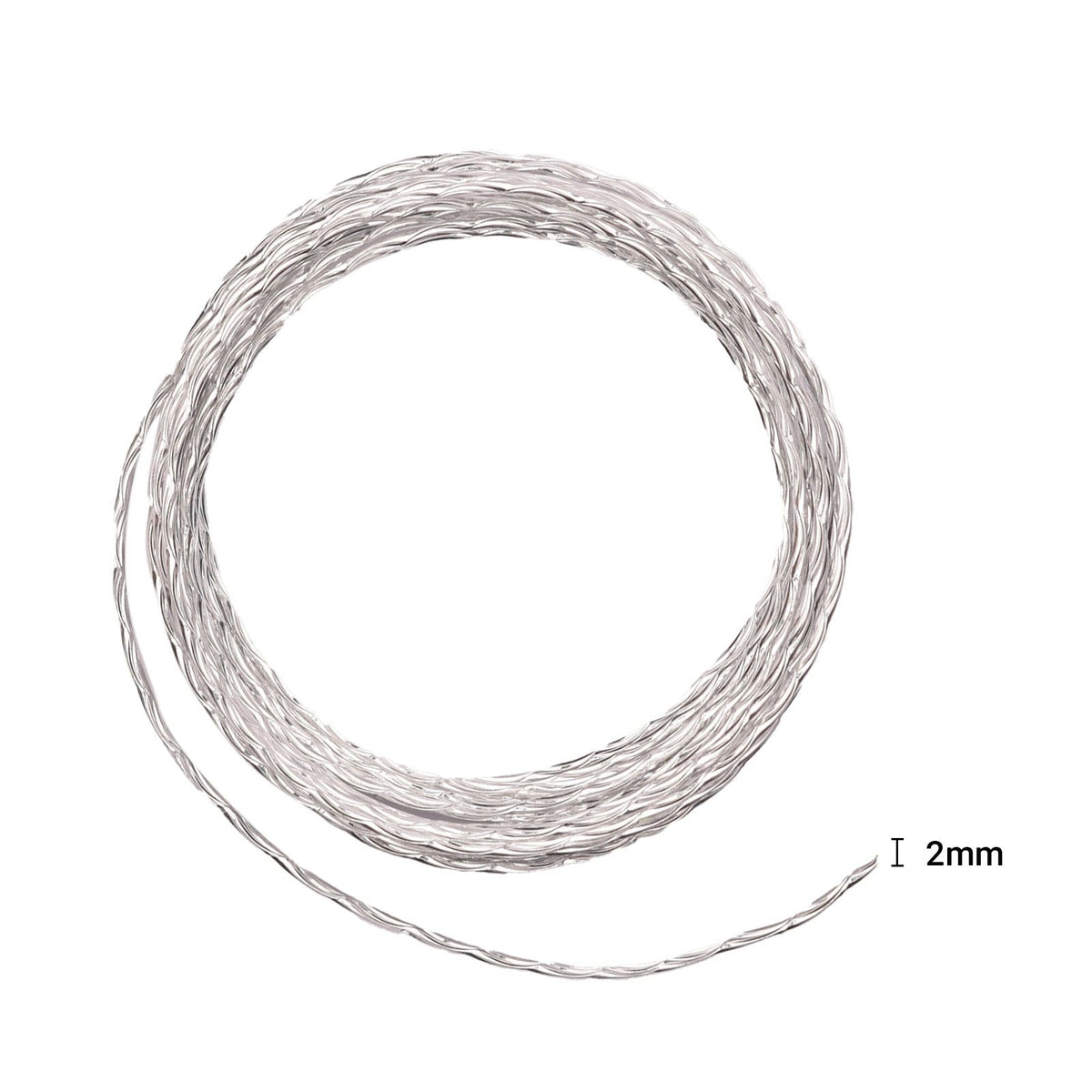 Vaessen creative • fil d'aluminium classique 2mmx5m argent