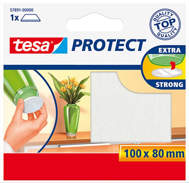 Tesa 1003205 - feutre de protection blanc 8x10 | 20 pièces