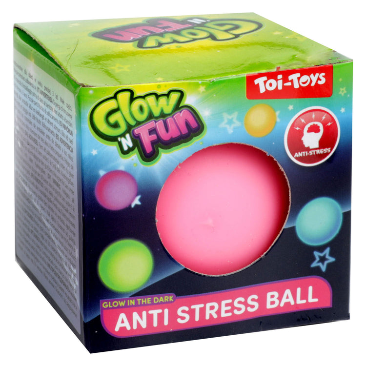 TOI-TOYS GLOW N FUN ANTI Anti Stressball Glow dans l'obscurité