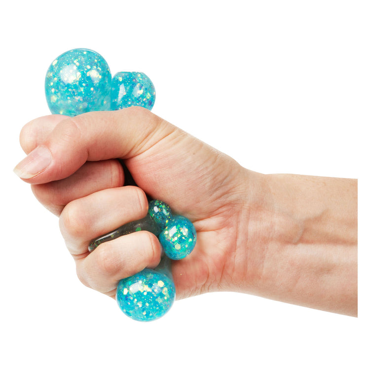 TOI-TOYS Fleur de bracelet à pression amusant avec des paillettes
