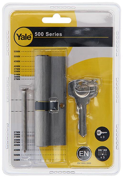 Yale 1006540 - cylindre profilé 500 mv 90mm (40 50) | 1 pièce