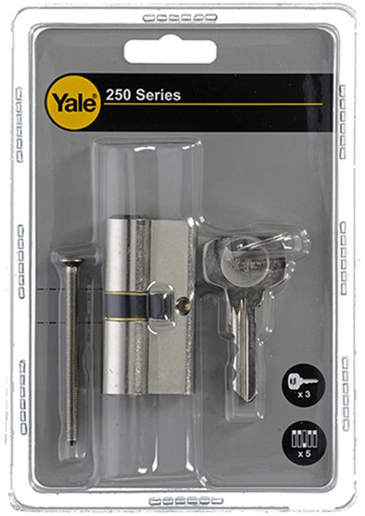 Yale 1006530 - cylindre profilé 0250 mv 60mm(30 30) | 1 pièce