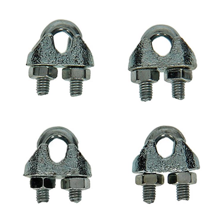 Mack 1008452 - 4 serre-fils en acier 3mm galvanisé | 10 pièces