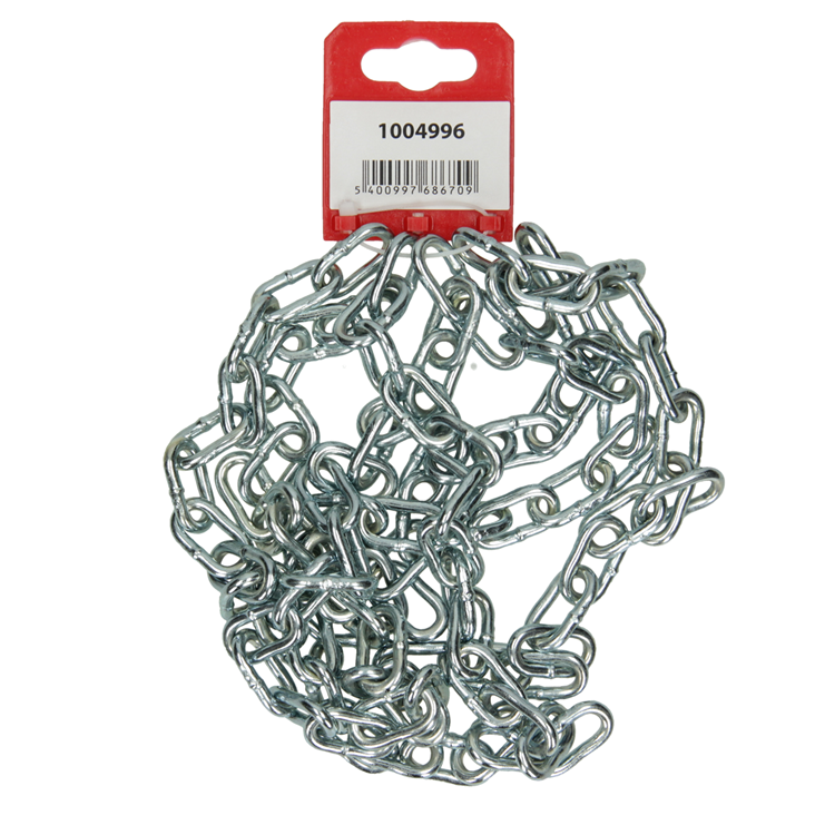 Mack 1004996 - maillon de chaîne court din5685-2ø 4mm l 19mm 2m wwl 80 kg | 5 pièces