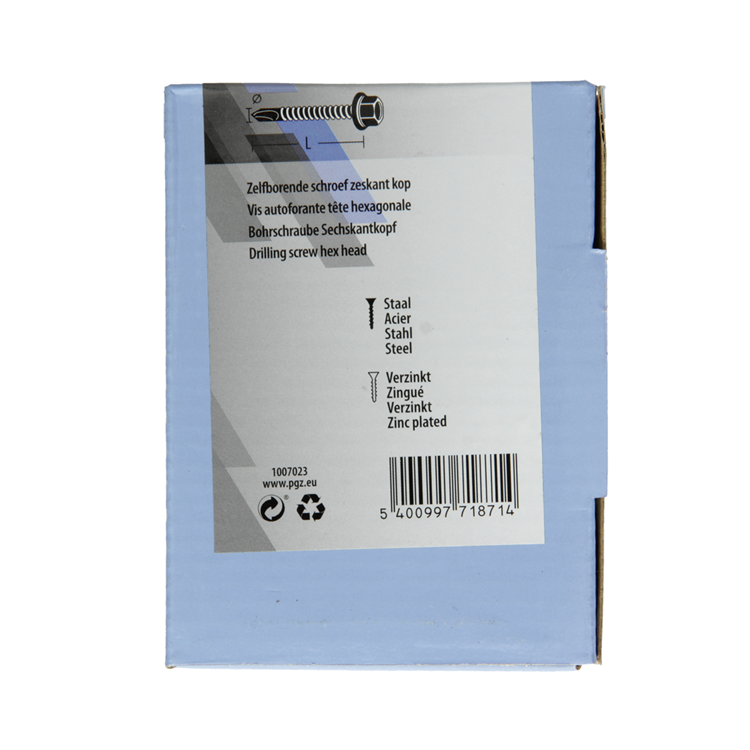 Mack 1007023 - vis hexagonale auto-aléseuse 100 100 pcs 4,8x32mm | 5 pièces