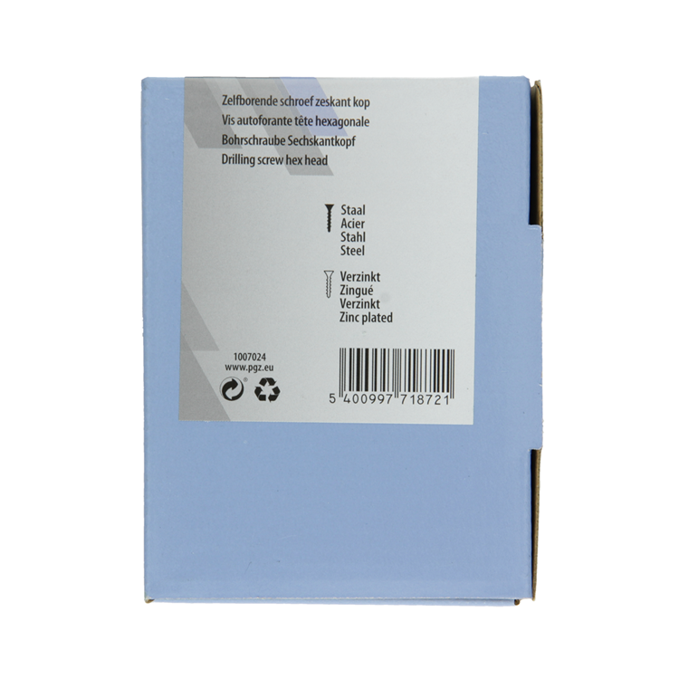 Mack 1007024 - vis hexagonale auto-aléseuse 100 100 pcs 5,5x32mm | 3 pièces