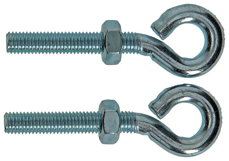 Mack 1008553 - 2 boulons à œil + écrou m10 x 60mm galvanisé | 10 pièces