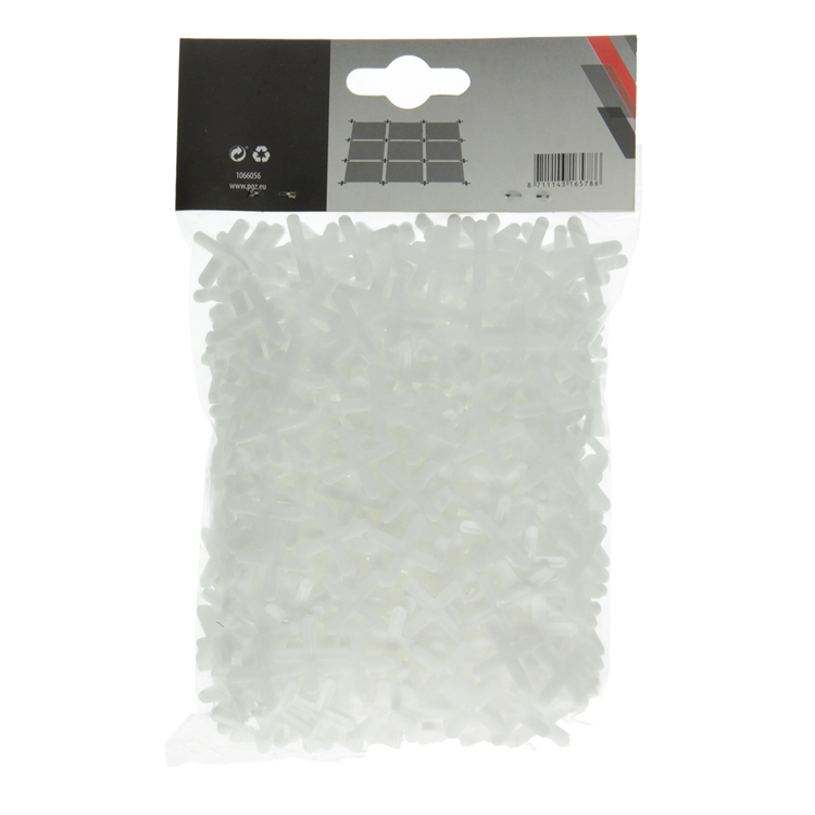Mack 1066056 - entretoises pour joints de carrelage 4mm 500pcs | 5 pièces