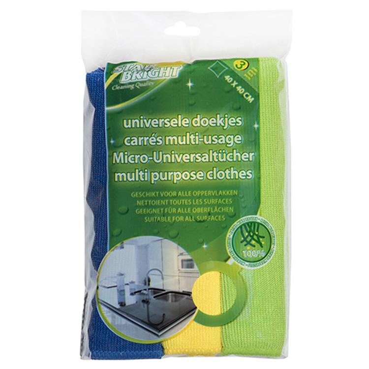 Starbright 1009149 - sb chiffon microfibre perle 3pcs 40x40cm | 6 pièces