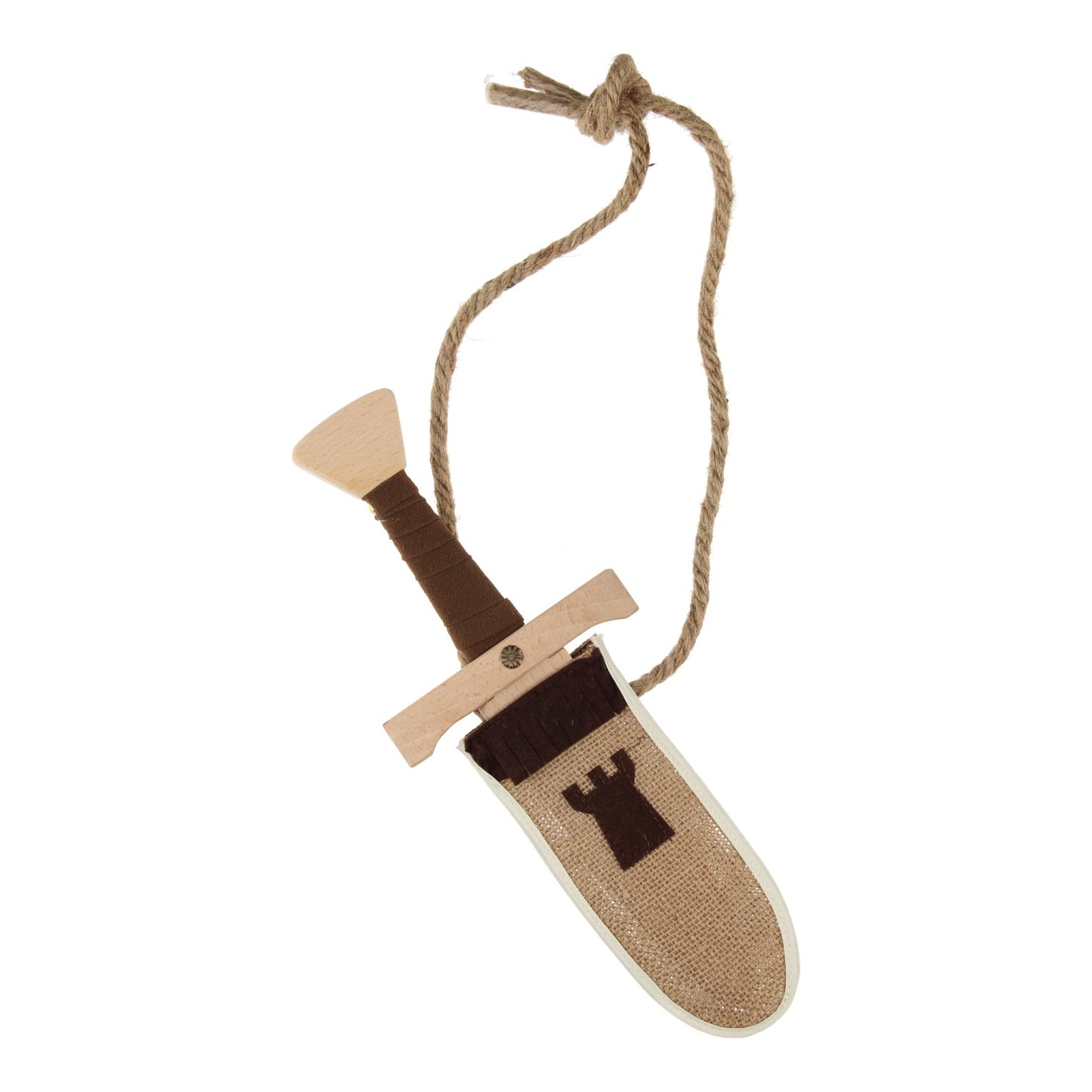 Poignard en bois Playwood luxe avec étui
