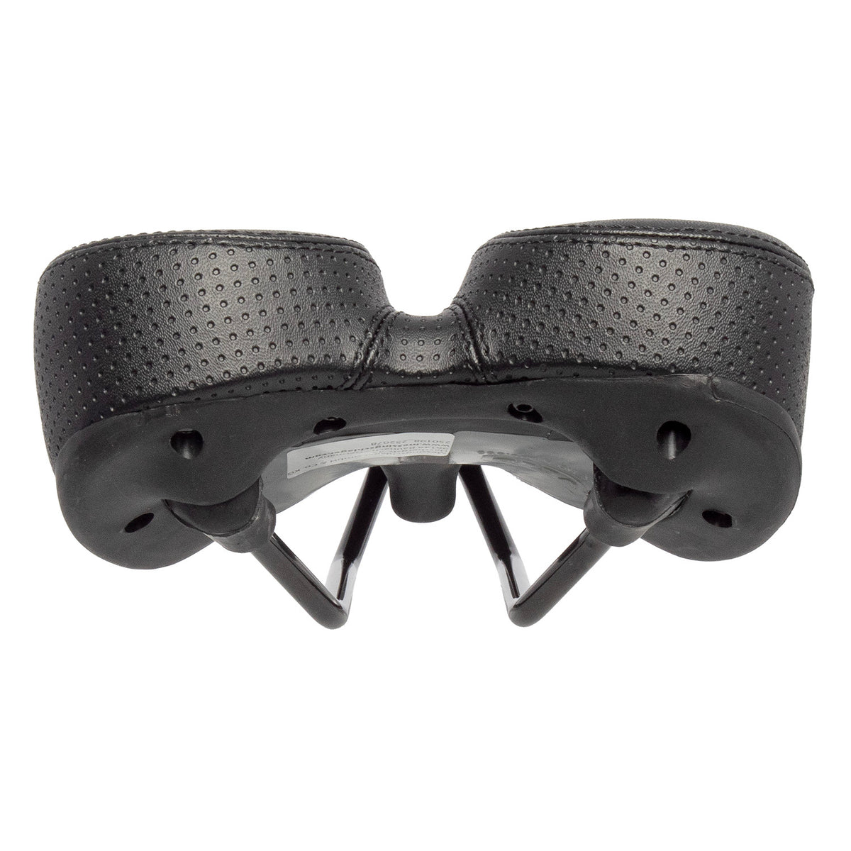 Selle Velo peluche canal profond noir