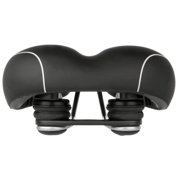 Velo selle en peluche mousse unisexe noir
