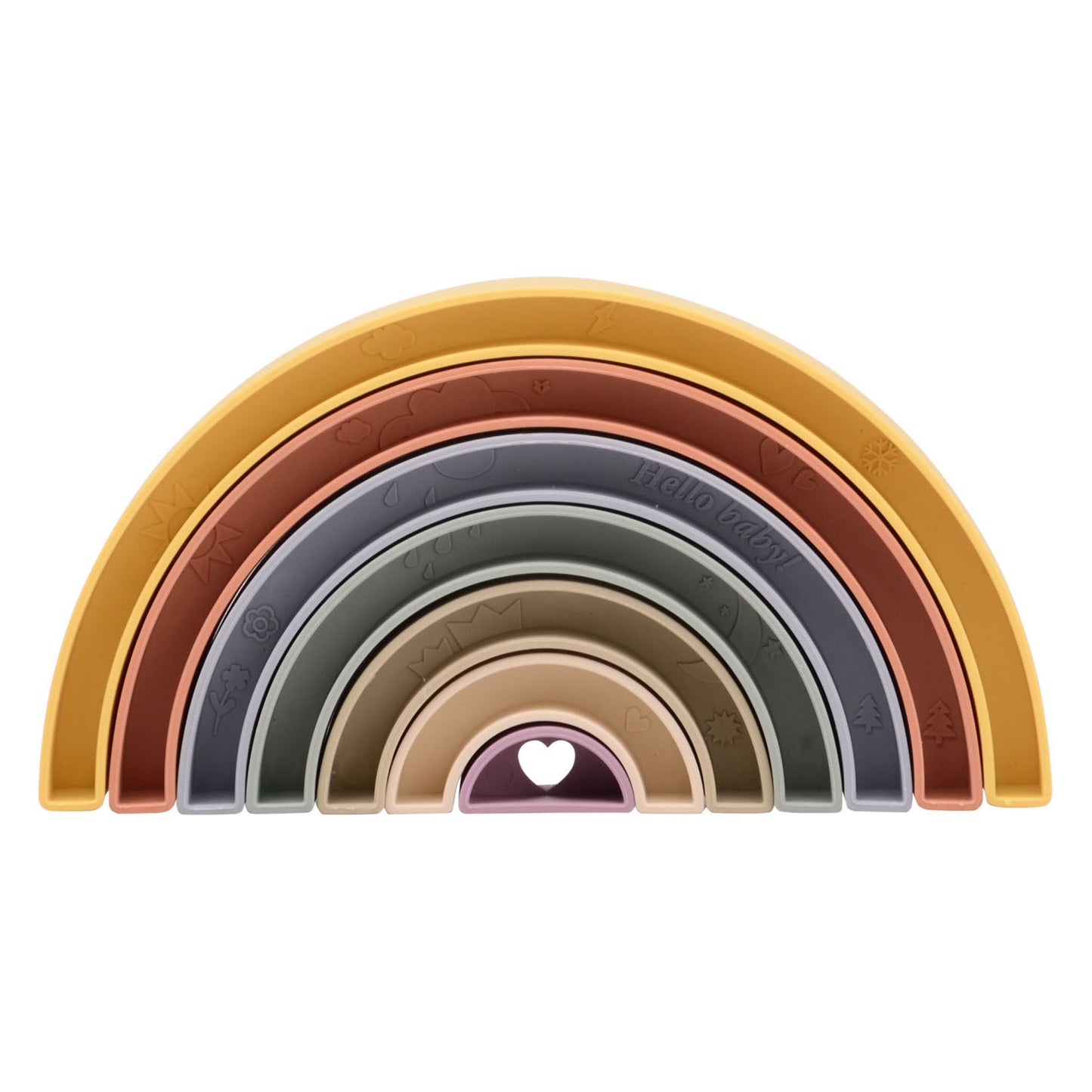 Johtoy Happy World Bio Plastic Stack Rainbow