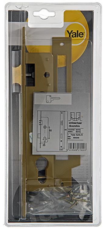 Yale 1019079 - 1 serrure à mortaise cylindre z l r 520 25mm | 1 pièce