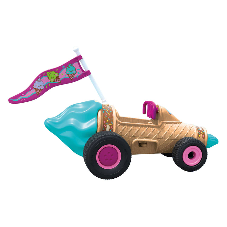 Playmobil | étoiles amusantes | cornet de glace déchaîné | jouets à partir de 4 ans | cadeau pour les enfants | voiture jouet | avec fonction d'allumage du moteur de rétraction | 71717