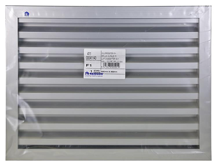 Renson 1006611 - grille murale 411 f1 400x300mm | 1 pièce