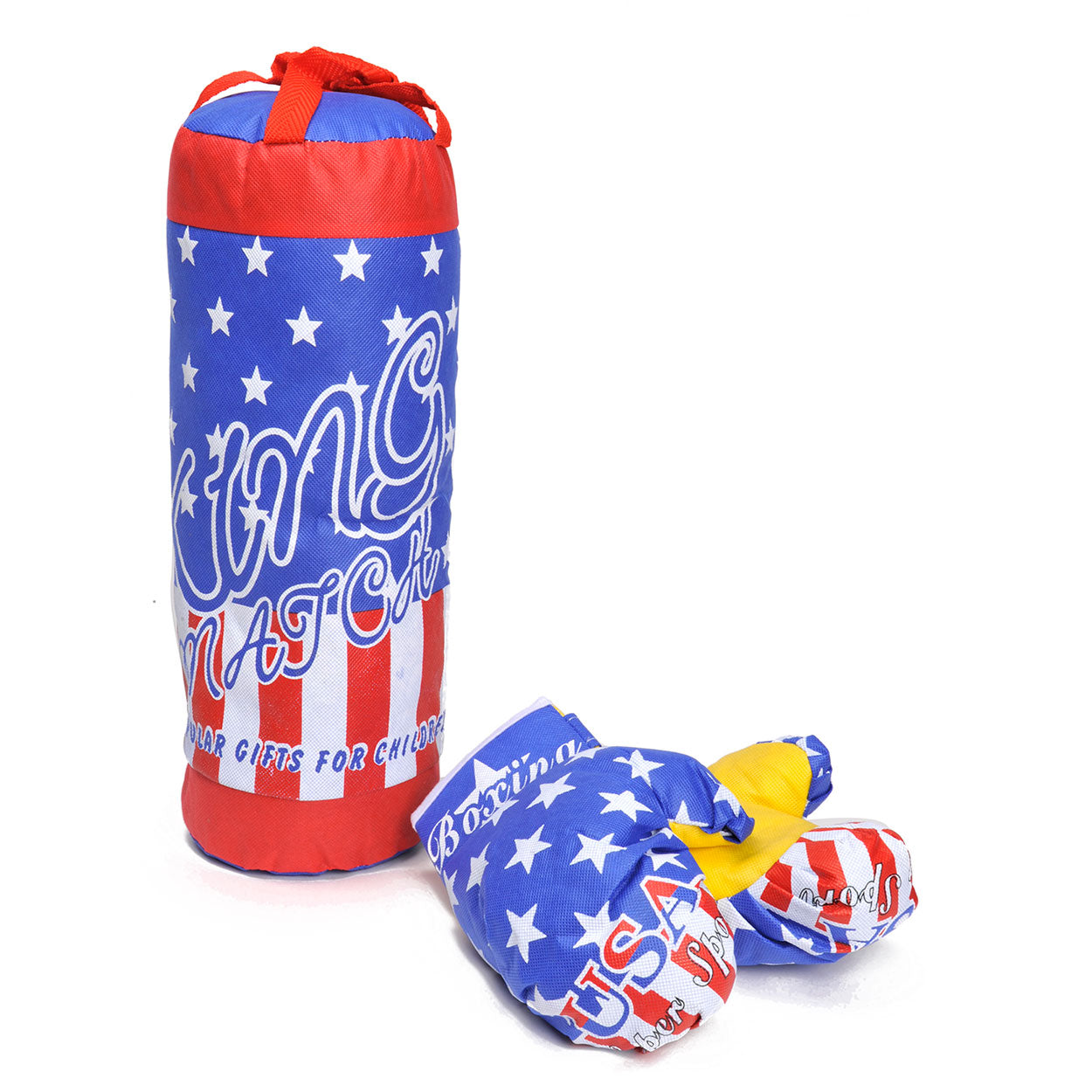 coffret de boxe avec des gants