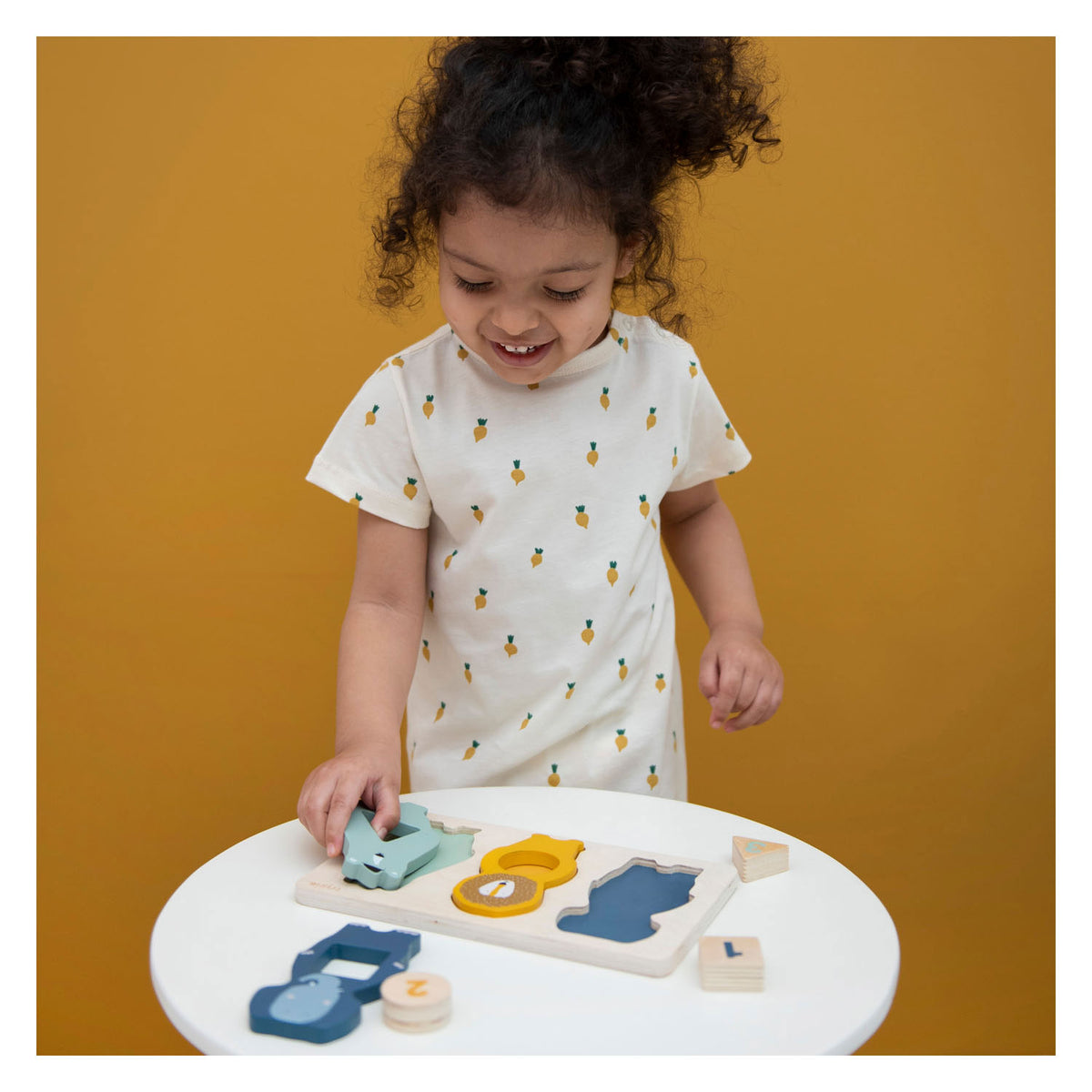 Trixie Wooden Tel Puzzle Animaux, 6e.