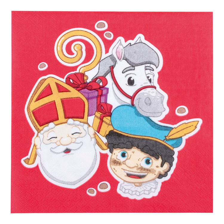 Napkins Sinterklaas, 20e.