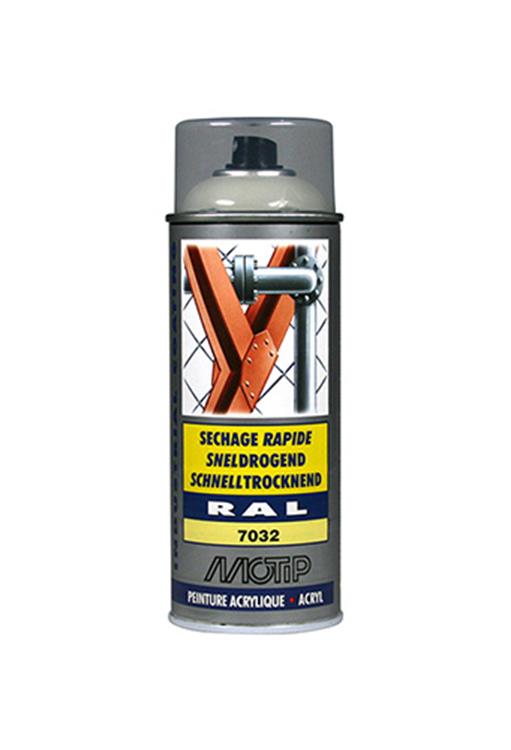 Motip 1051636 - ind. ral 7032 gris galet bombe aérosol 400 ml | 1 pièce