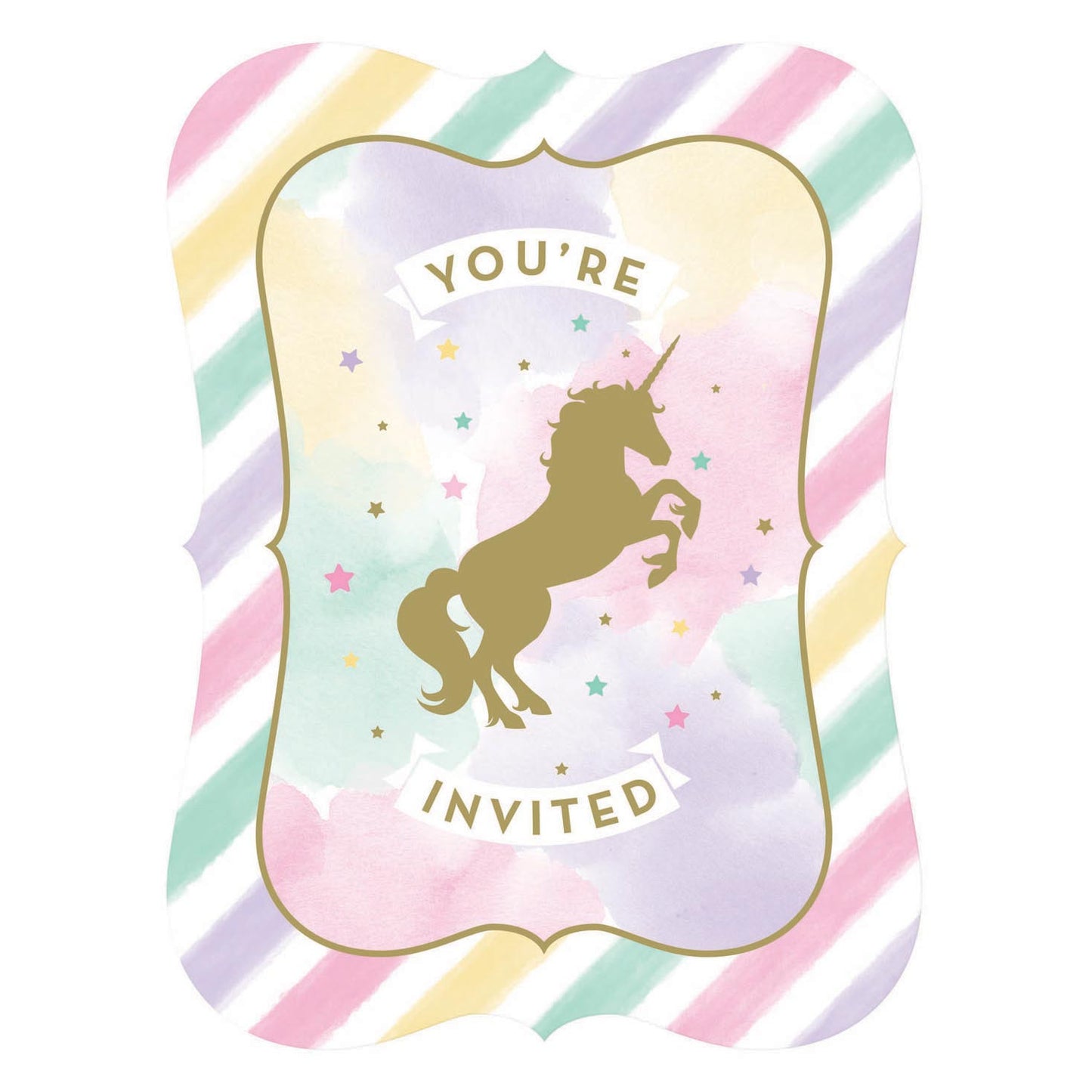 Haza Witbaard Unicorn Invitations, 8e.