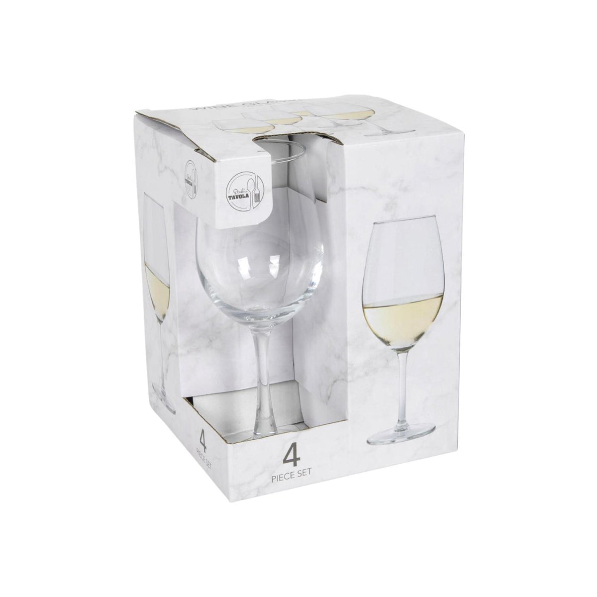 Verres à vin blanc 330ml lot de 4 pièces