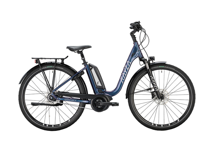 Vélo de trekking électrique Kayza tanana dry 3 mod. 22 ebike tanana sec 3 28 45 vague 8sp vert sil.