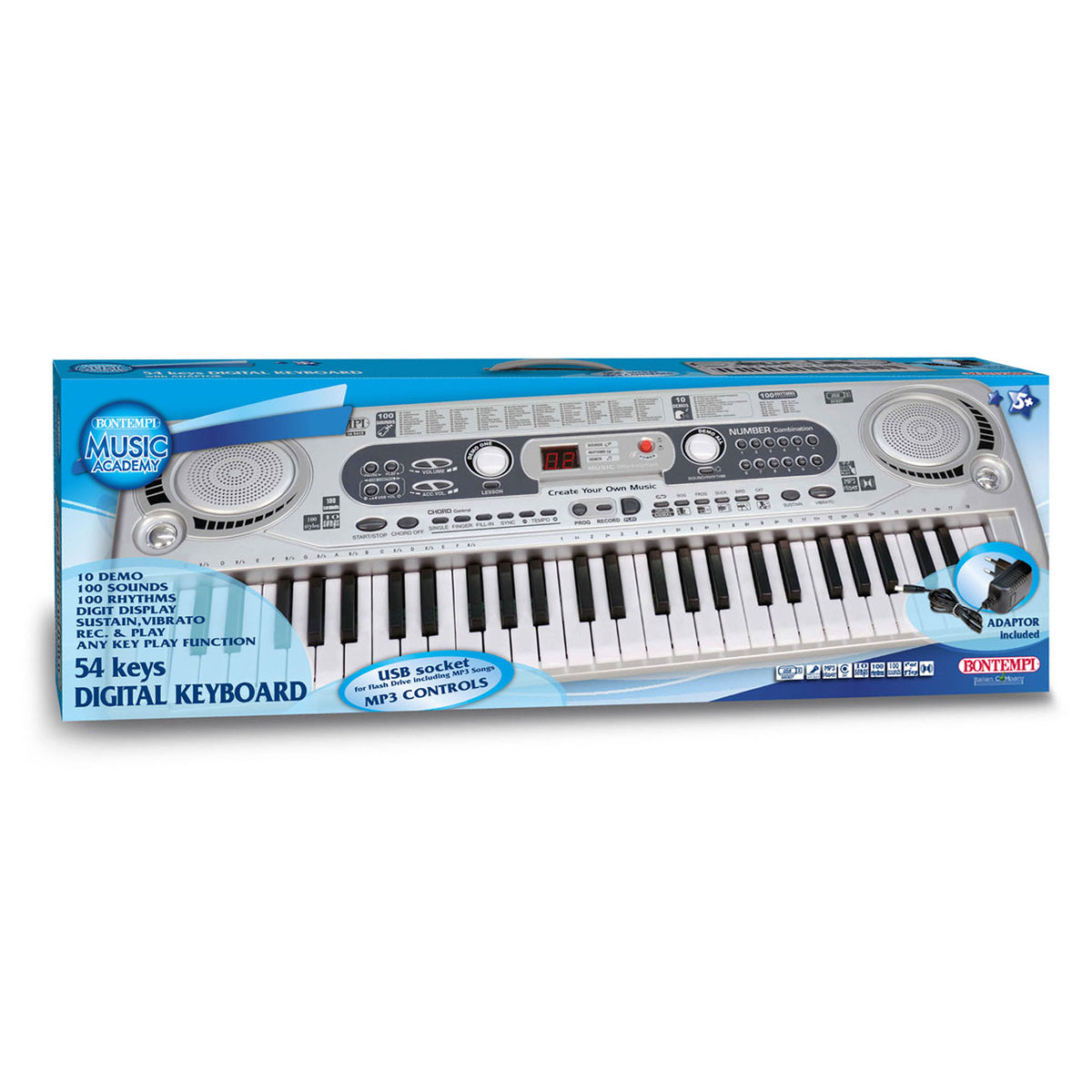 Clavier numérique Bontempi, 54 touches