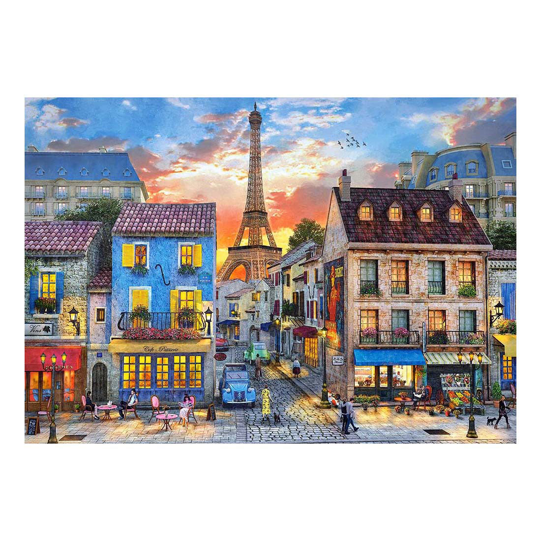 Selecta Castorland joue des rues de puzzle ou Paris, 500e.