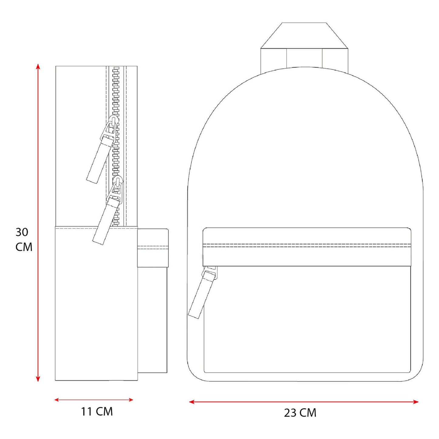 Prêt être doux et école enfant sac junior 8 litres de rose saumon
