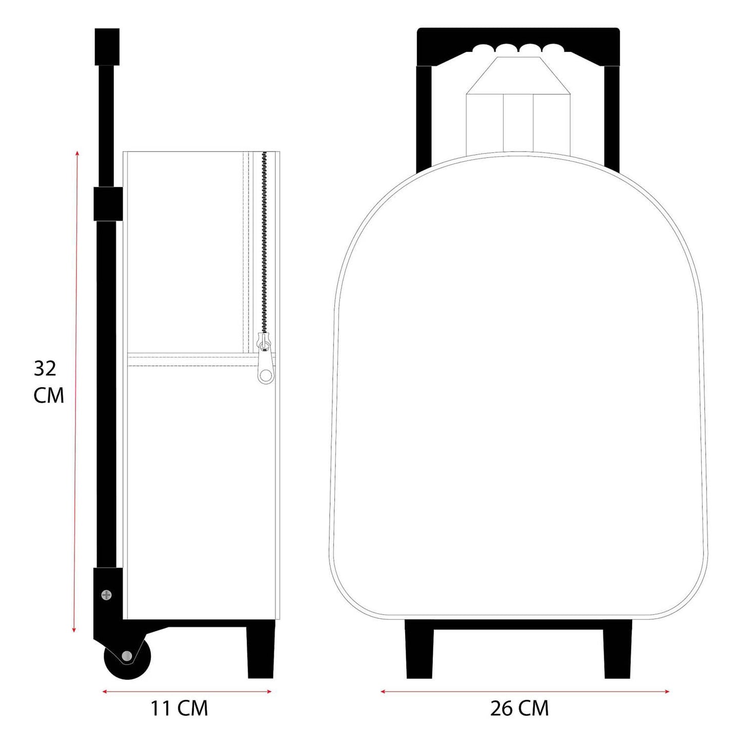 Vadobag Avengers 3D Trolley Sac à dos Great Escapes