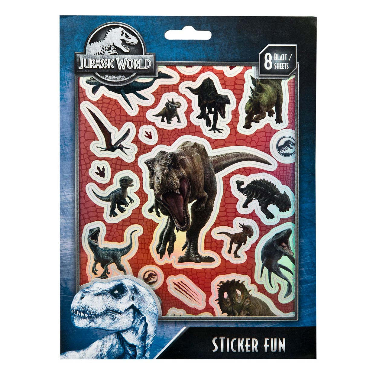 Jeu d'autocollants Jurassic World