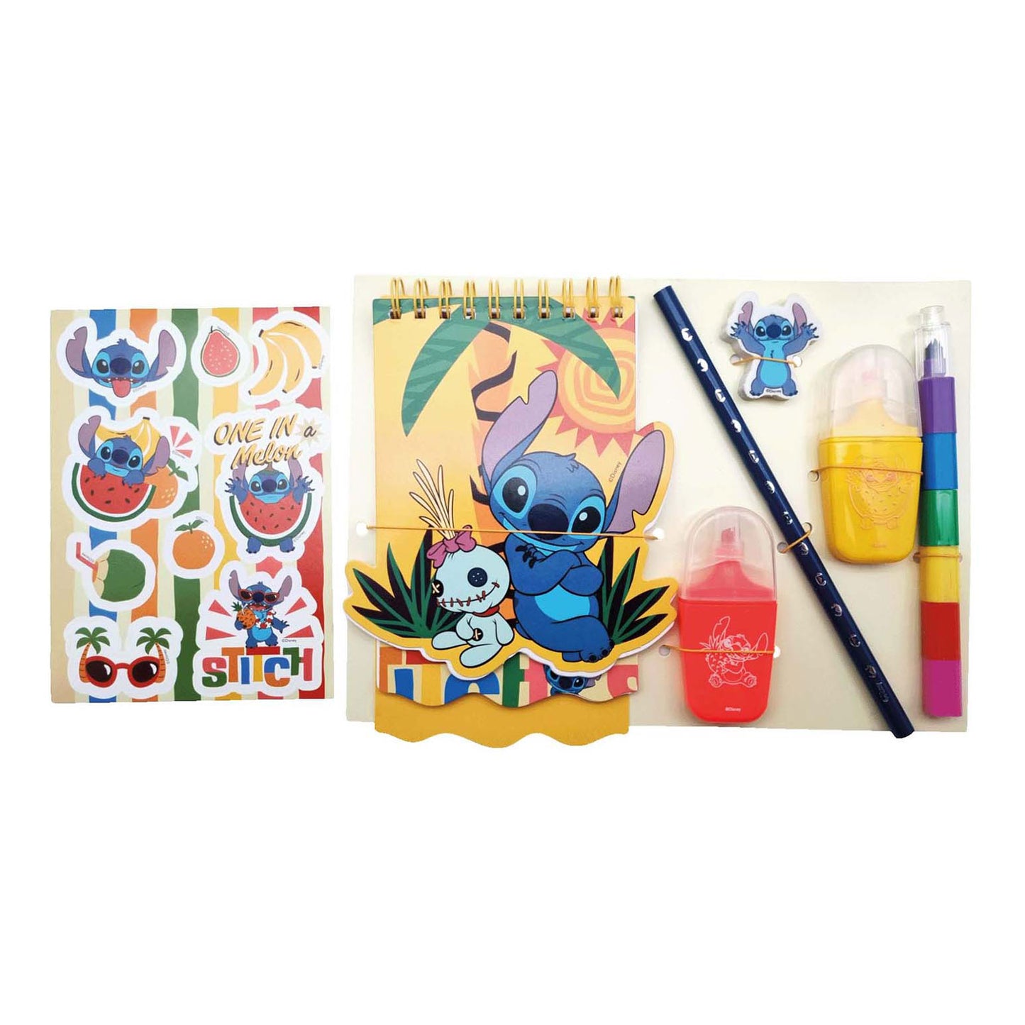 Trousse peluche Stitch remplie